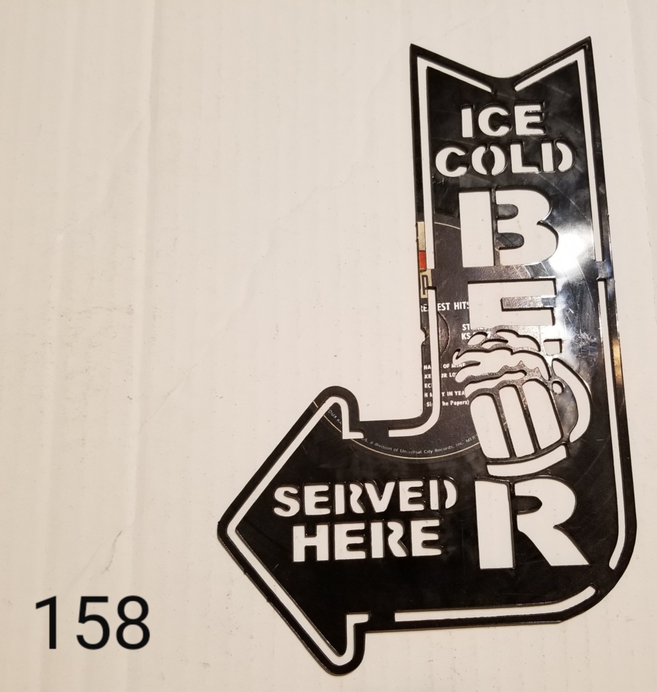 0158 R - Ice Cold Beer Sign